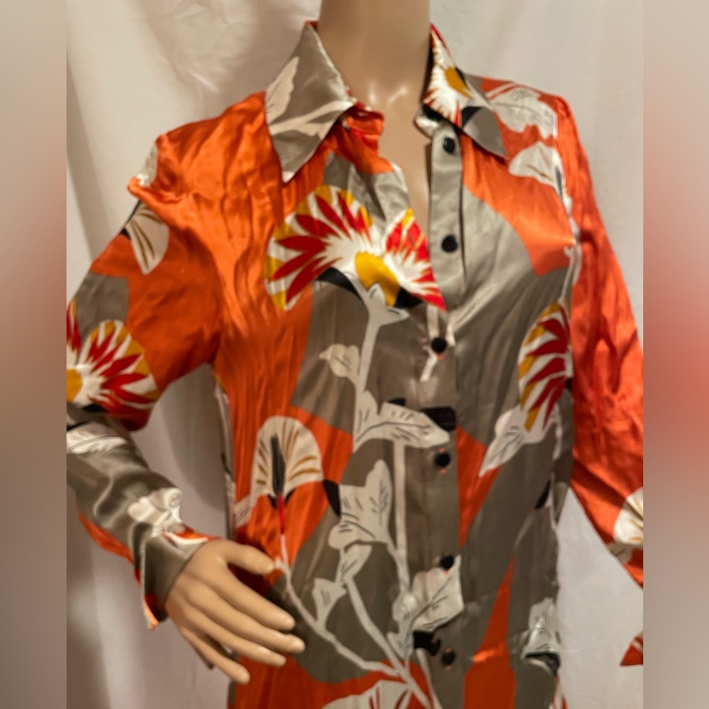 Anthropologie Corey Lynn Calter Japanese inspired Button-Front Maxi Dress - Picture 2 of 7